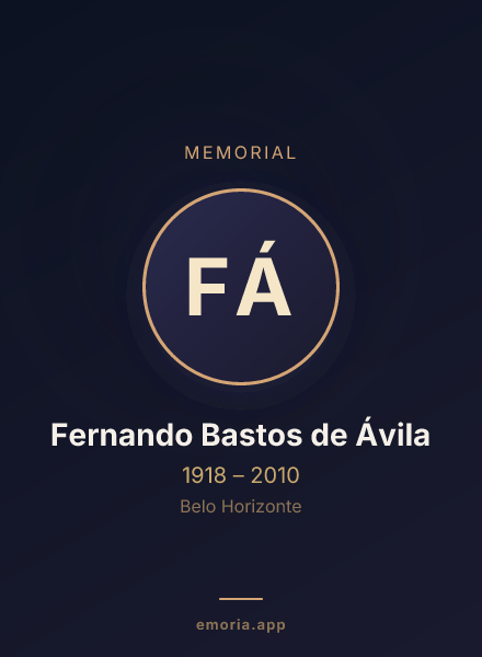 Memorial portrait of Fernando Bastos de Ávila