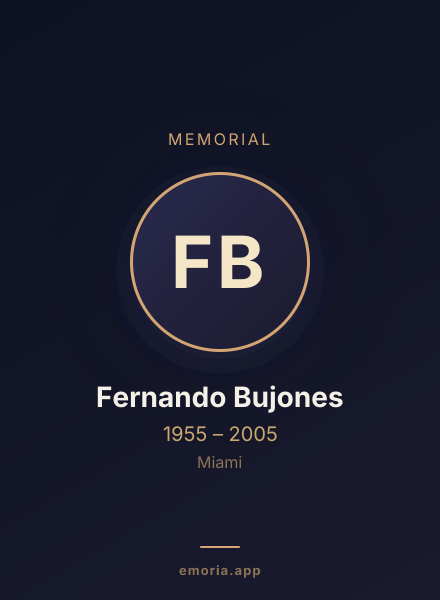 Memorial portrait of Fernando Bujones