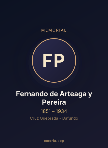 Memorial portrait of Fernando de Arteaga y Pereira