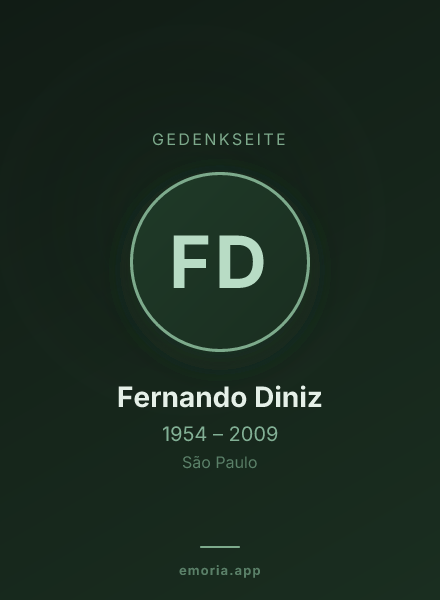 Gedenkportrait von Fernando Diniz