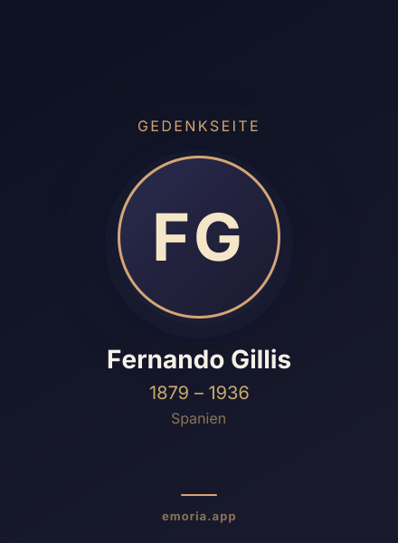 Gedenkportrait von Fernando Gillis