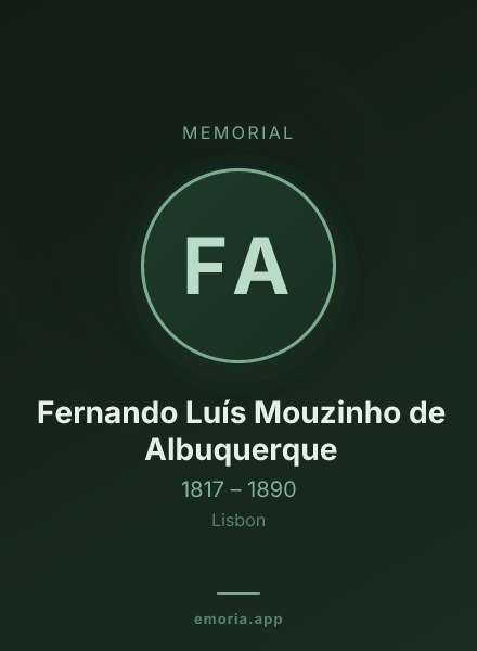 Memorial portrait of Fernando Luís Mouzinho de Albuquerque