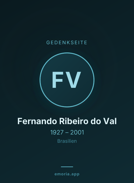 Gedenkportrait von Fernando Ribeiro do Val