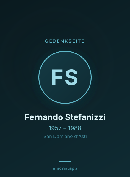 Gedenkportrait von Fernando Stefanizzi