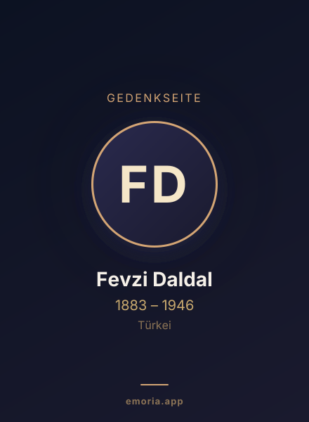 Gedenkportrait von Fevzi Daldal