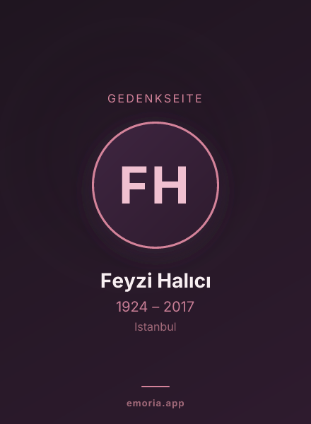 Gedenkportrait von Feyzi Halıcı