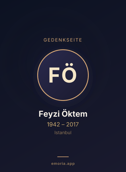 Gedenkportrait von Feyzi Öktem