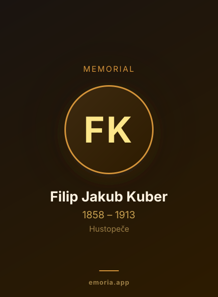 Memorial portrait of Filip Jakub Kuber