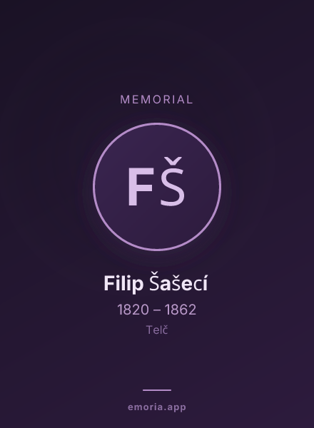Memorial portrait of Filip Šašecí