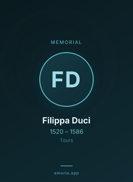 Memorial portrait of Filippa Duci
