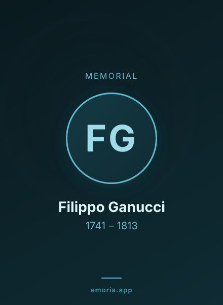 Memorial portrait of Filippo Ganucci