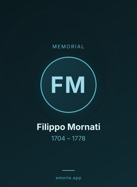 Memorial portrait of Filippo Mornati