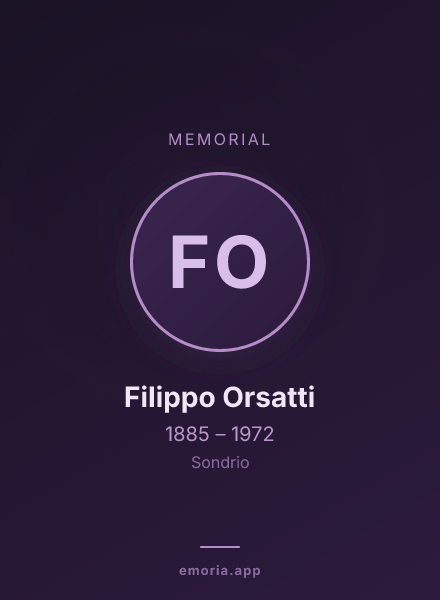 Memorial portrait of Filippo Orsatti