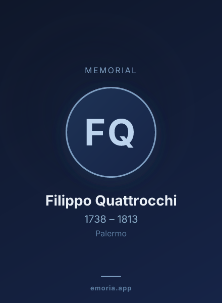 Memorial portrait of Filippo Quattrocchi