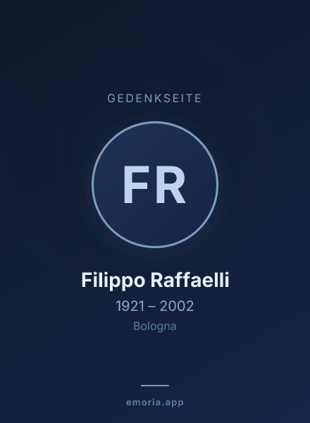 Gedenkportrait von Filippo Raffaelli