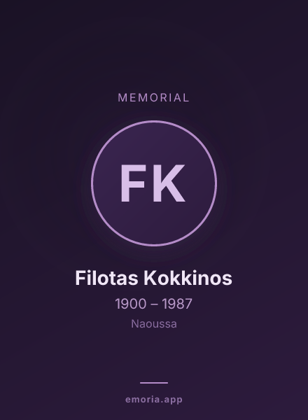 Memorial portrait of Filotas Kokkinos