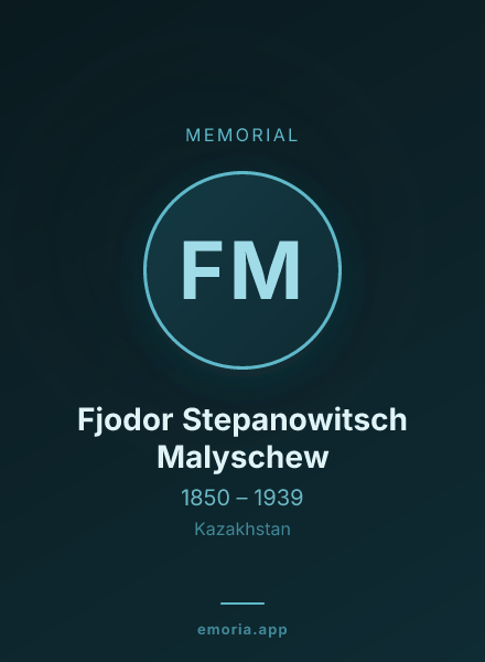 Memorial portrait of Fjodor Stepanowitsch Malyschew