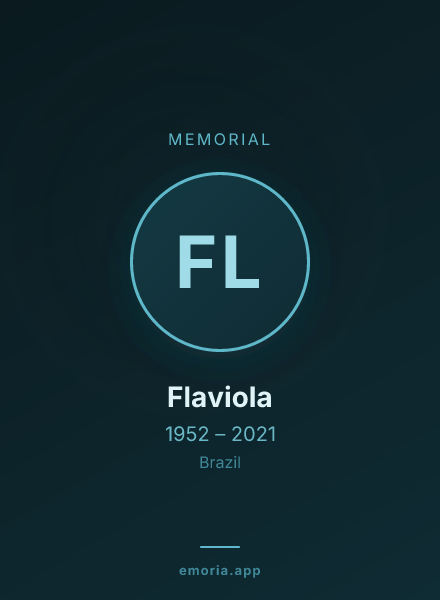 Memorial portrait of Flaviola