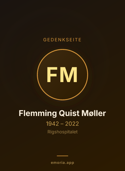 Gedenkportrait von Flemming Quist Møller