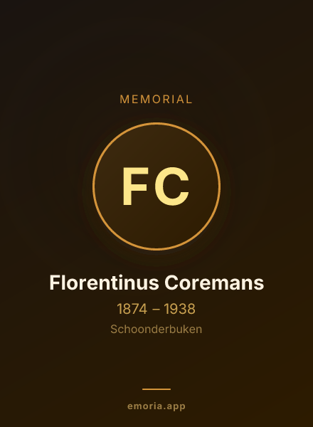 Memorial portrait of Florentinus Coremans