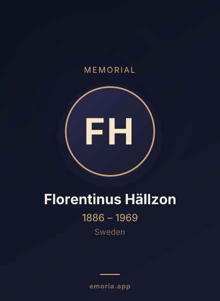 Memorial portrait of Florentinus Hällzon