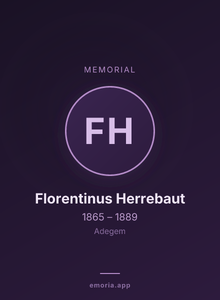 Memorial portrait of Florentinus Herrebaut