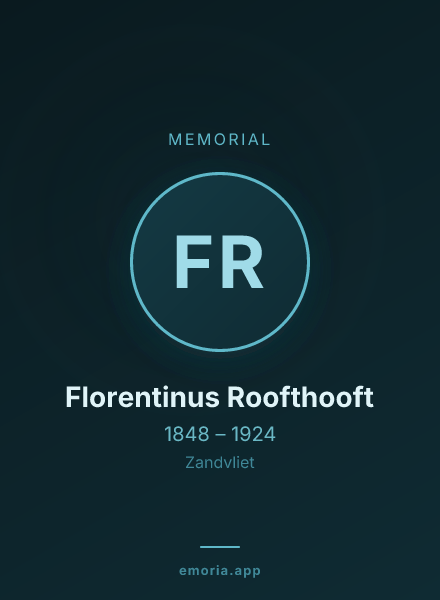 Memorial portrait of Florentinus Roofthooft