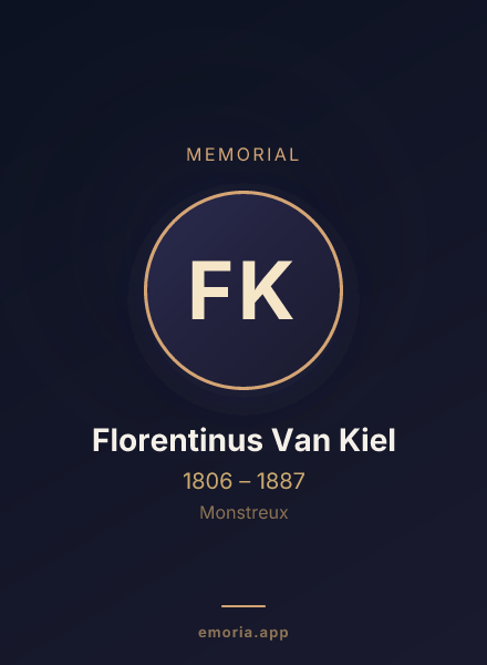 Memorial portrait of Florentinus Van Kiel