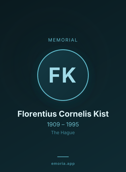 Memorial portrait of Florentius Cornelis Kist