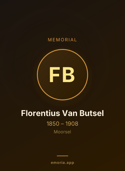 Memorial portrait of Florentius Van Butsel