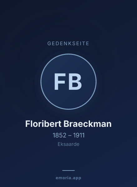 Gedenkportrait von Floribert Braeckman