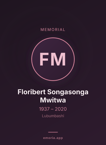 Memorial portrait of Floribert Songasonga Mwitwa