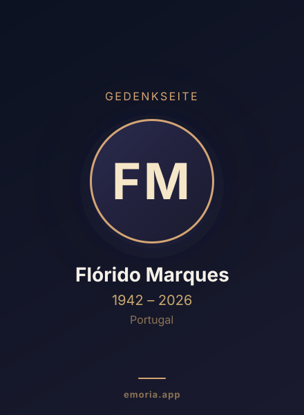 Gedenkportrait von Flórido Marques
