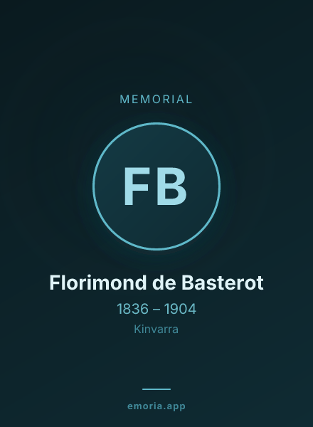 Memorial portrait of Florimond de Basterot