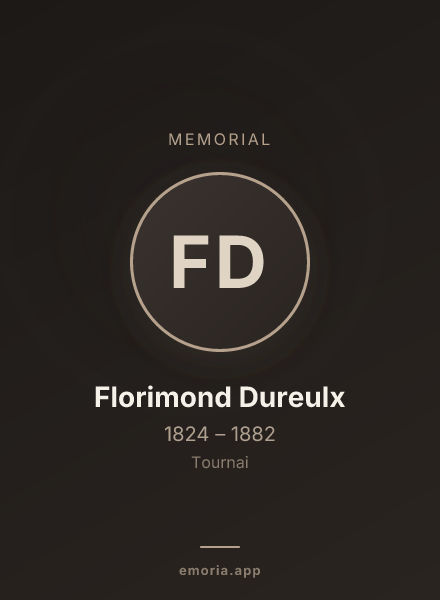 Memorial portrait of Florimond Dureulx