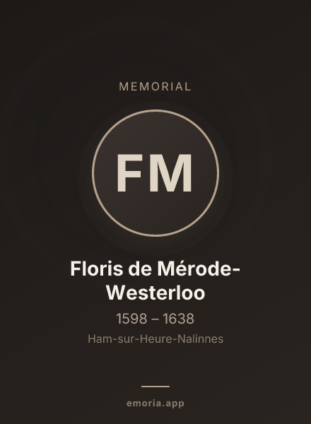 Memorial portrait of Floris de Mérode-Westerloo