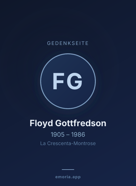 Gedenkportrait von Floyd Gottfredson
