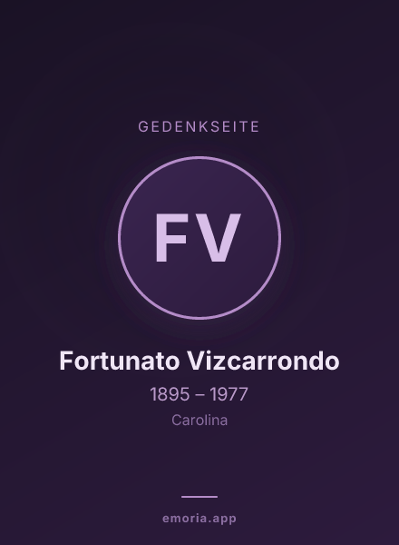 Gedenkportrait von Fortunato Vizcarrondo
