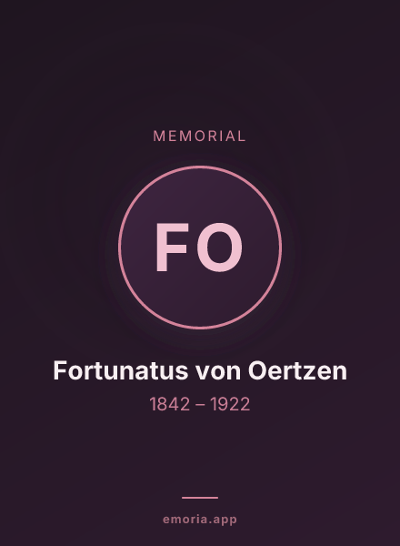 Memorial portrait of Fortunatus von Oertzen