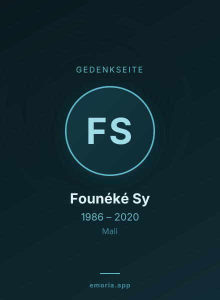 Gedenkportrait von Founéké Sy