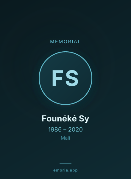 Memorial portrait of Founéké Sy