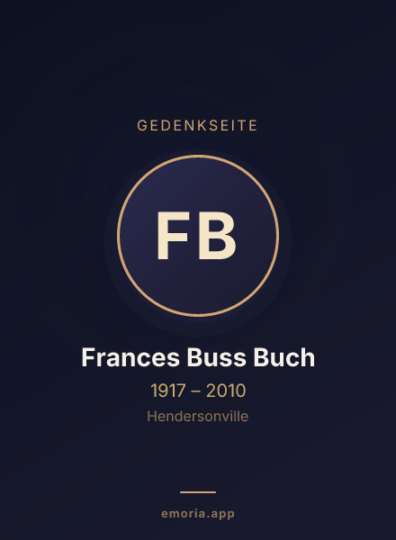 Gedenkportrait von Frances Buss Buch