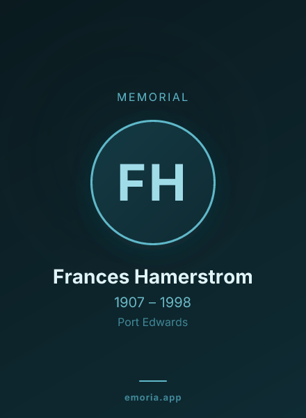 Memorial portrait of Frances Hamerstrom
