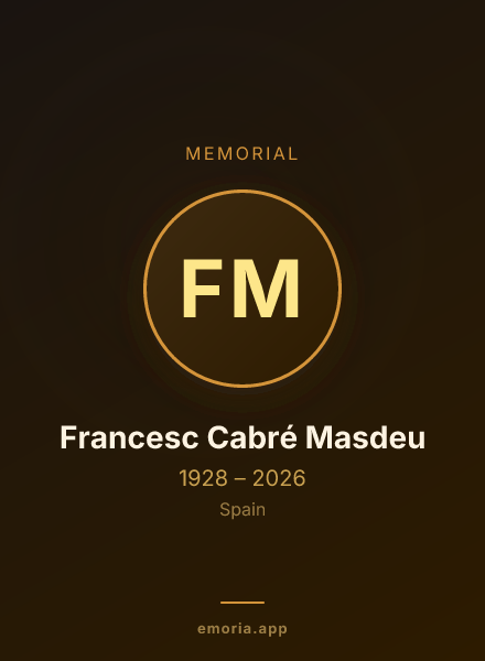 Memorial portrait of Francesc Cabré Masdeu