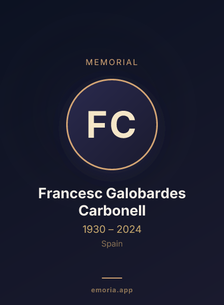 Memorial portrait of Francesc Galobardes Carbonell