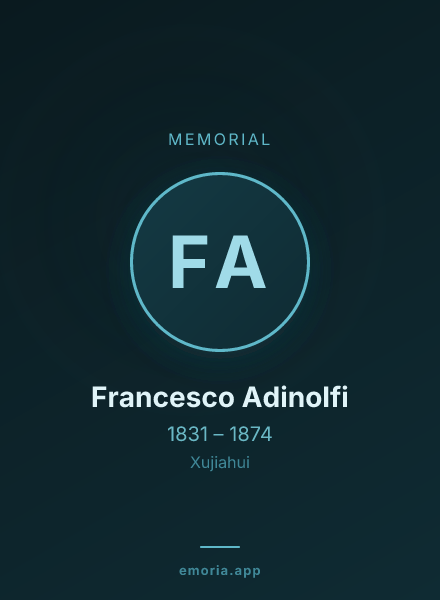 Memorial portrait of Francesco Adinolfi