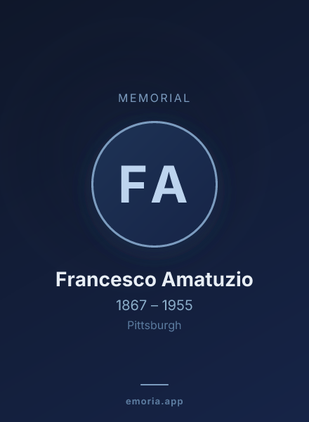 Memorial portrait of Francesco Amatuzio