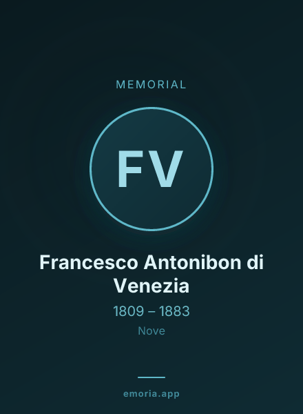 Memorial portrait of Francesco Antonibon di Venezia