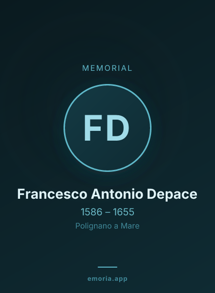 Memorial portrait of Francesco Antonio Depace