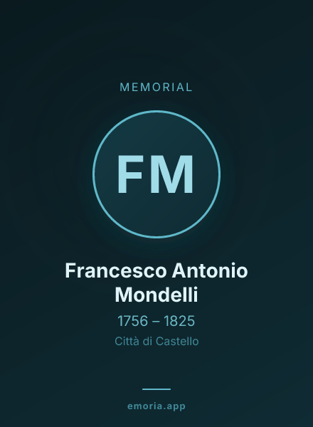 Memorial portrait of Francesco Antonio Mondelli
